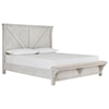 Signature Design by Ashley Brashland Calfornia King Bed with Footboard Bench