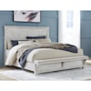 Ashley Furniture Signature Design Brashland Queen Bed with Footboard Bench