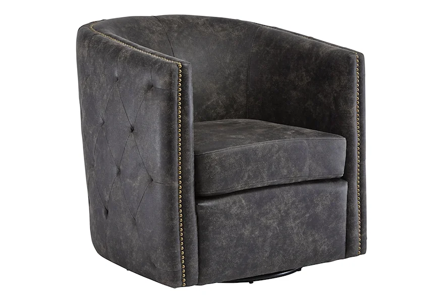 Brentlow Swivel Chair by Signature Design by Ashley at Johnson's Furniture