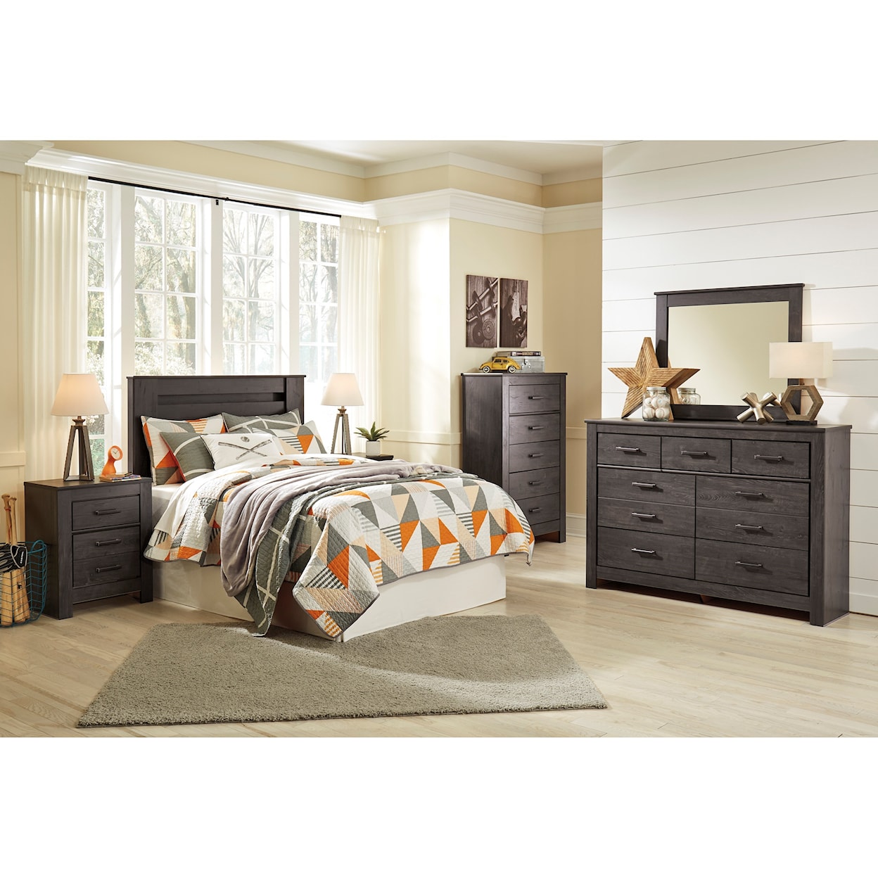 Ashley Signature Design Brinxton Full Bedroom Group