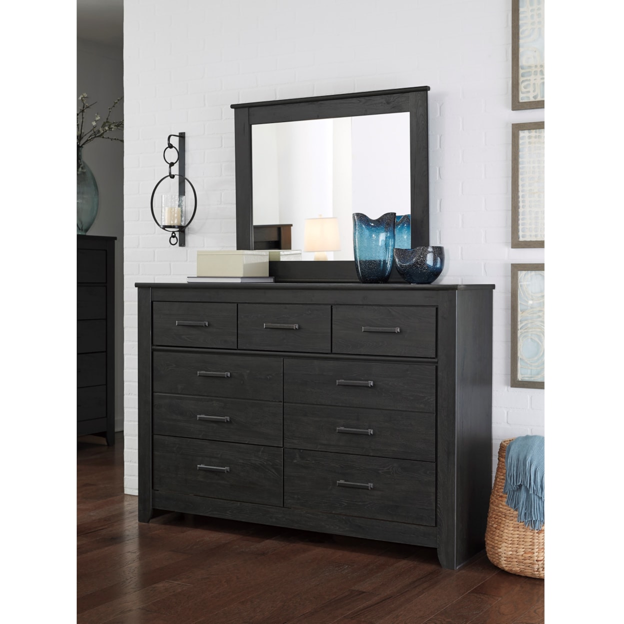 Signature Design by Ashley Furniture Brinxton Dresser & Mirror