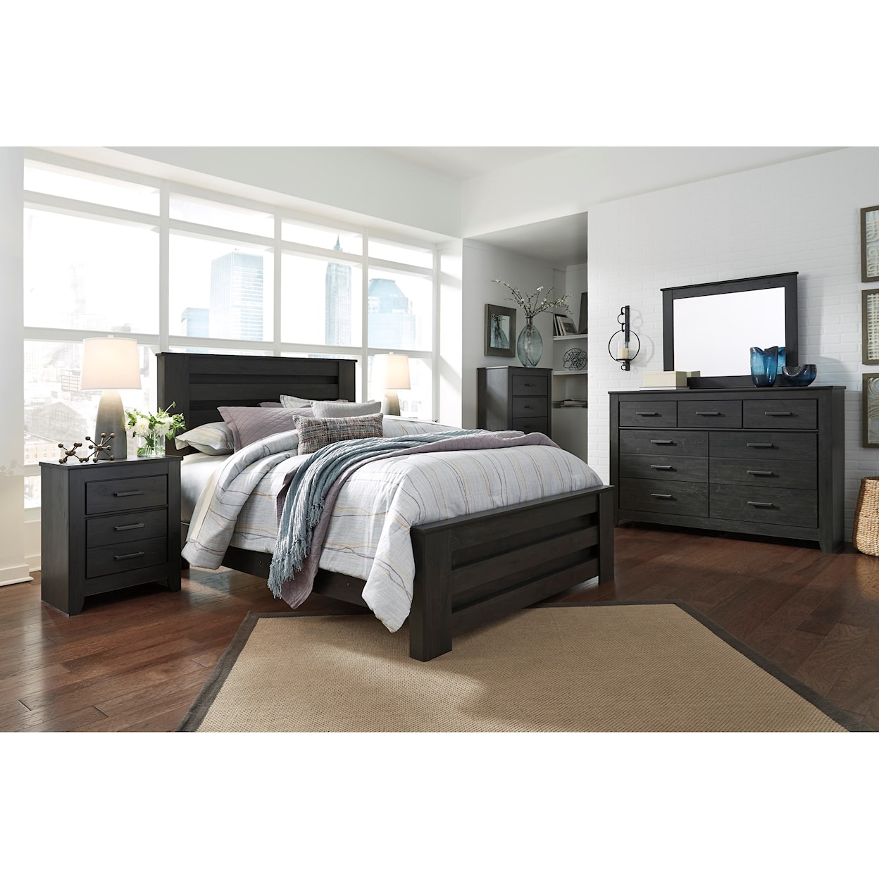 Signature Design by Ashley Brinxton Queen Panel Bed