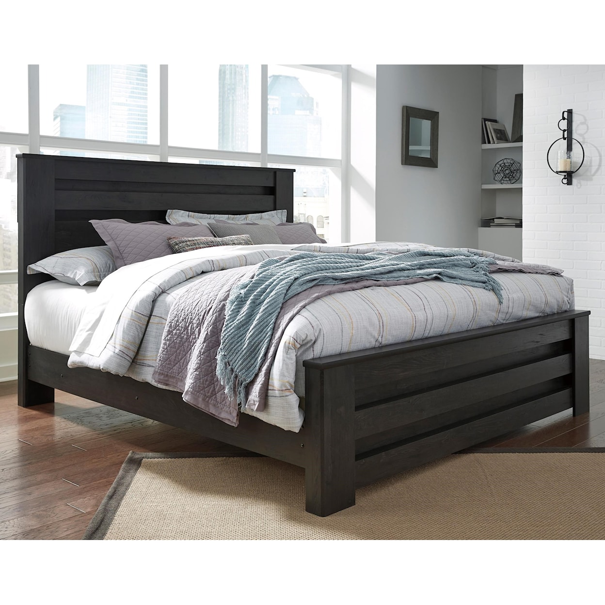 Signature Design by Ashley Furniture Brinxton King Panel Bed