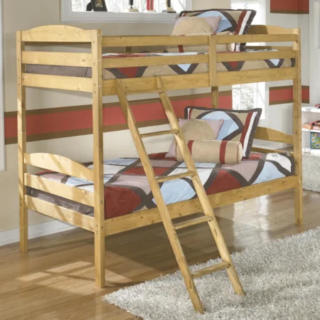 Solid Pine Twin/Twin Bunk Bed