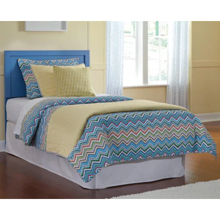 Contemporary Twin Panel Headboard