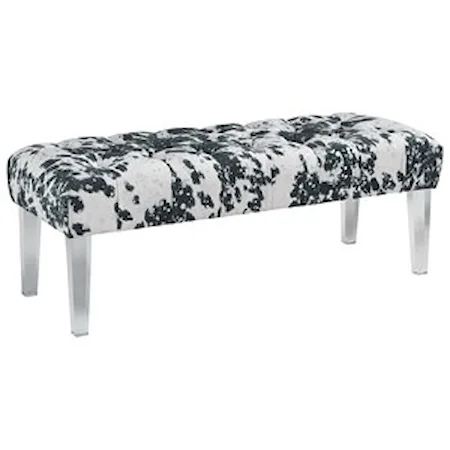 Accent Bench with Tufted Seat