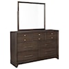 Michael Alan Select Brueban Dresser and Mirror Set