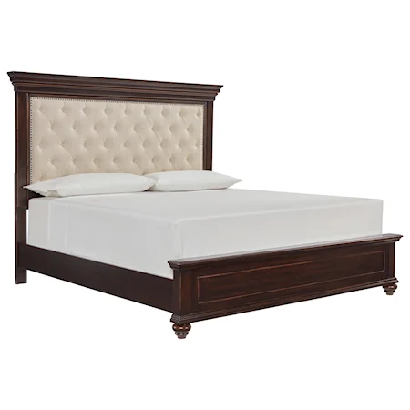 Traditional Queen Upholstered Bed