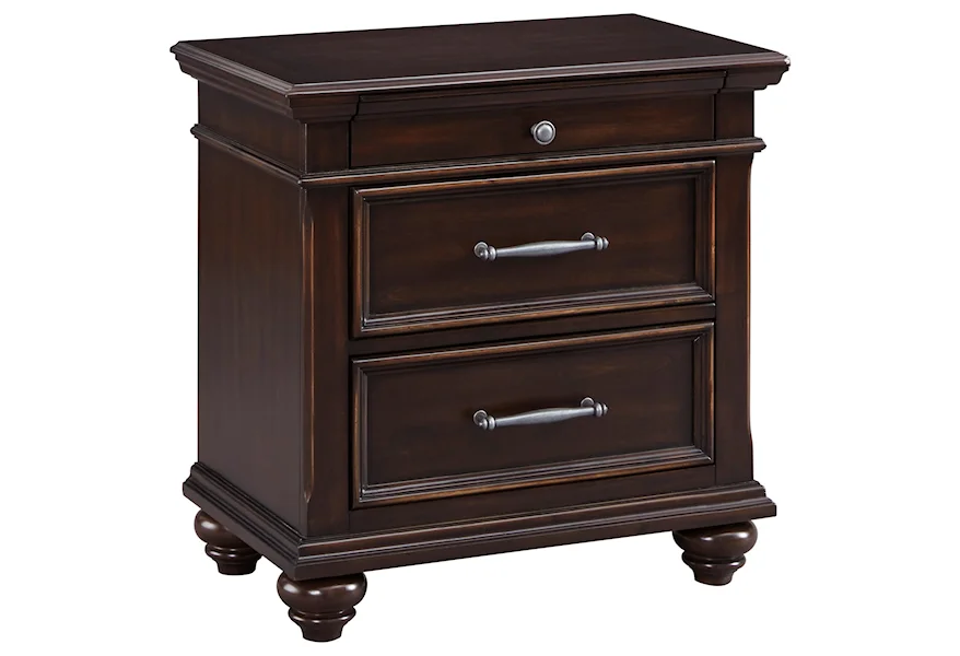 Brynhurst Three Drawer Nightstand by Signature Design by Ashley at Royal Furniture