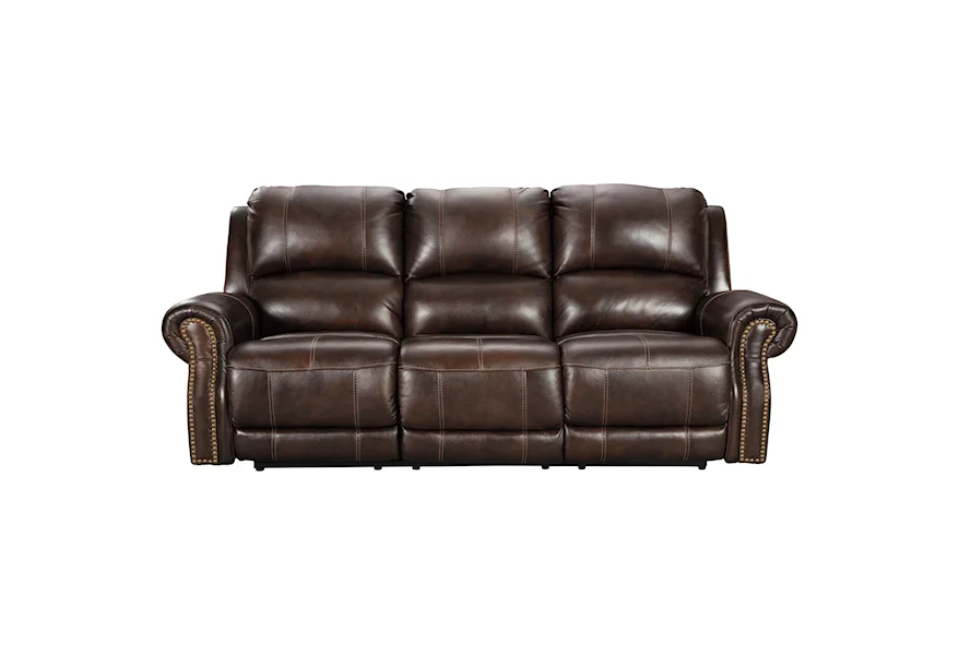 Buncrana Power Reclining Sofa by Signature Design by Ashley at VanDrie Home Furnishings