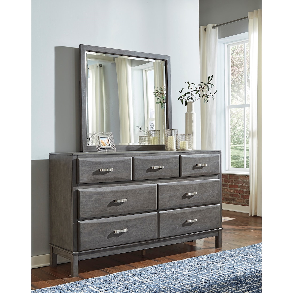 Signature Design by Ashley Caitbrook Dresser and Mirror Set