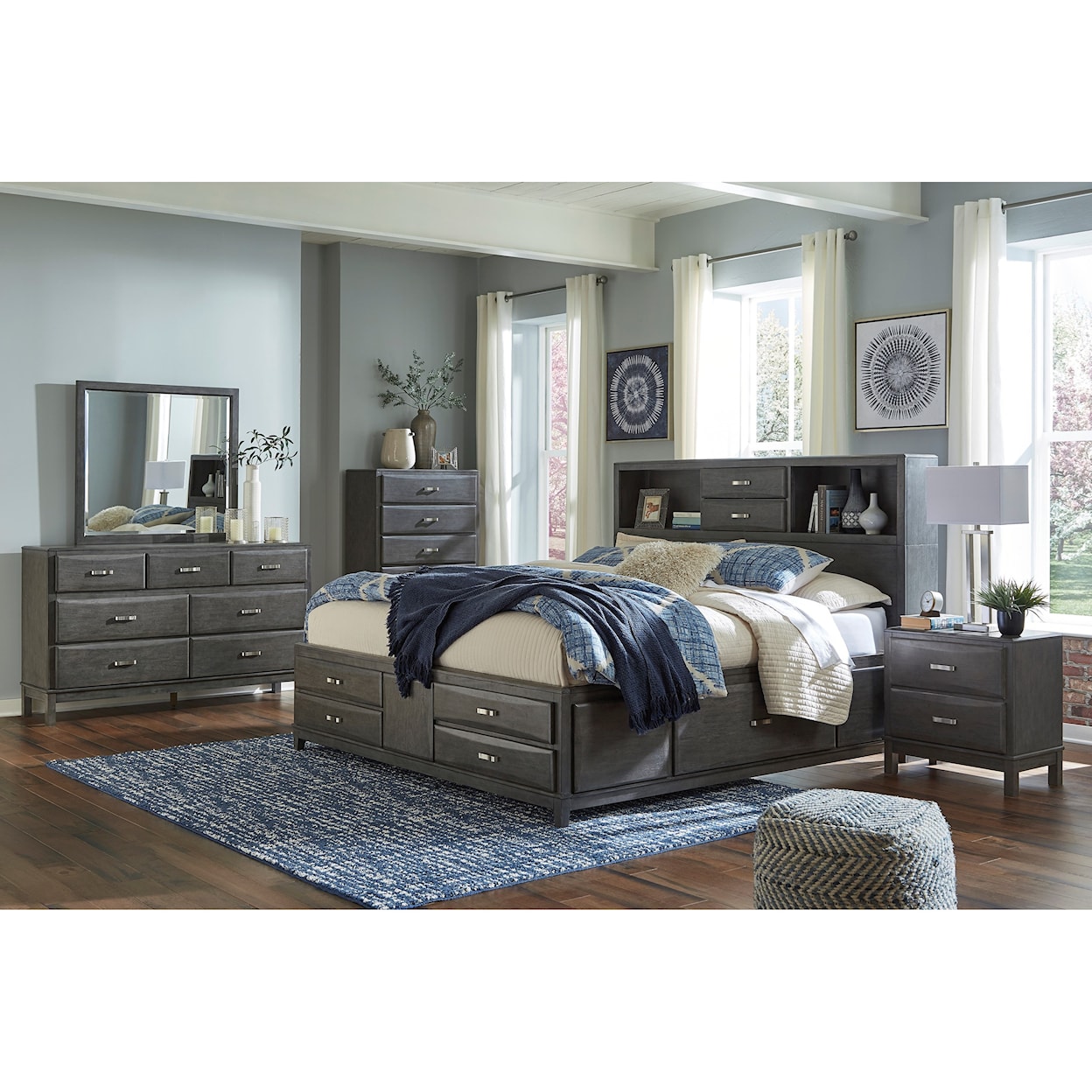 Ashley Signature Design Caitbrook Dresser and Mirror Set