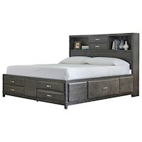 Queen Storage Bed with 8 Drawers