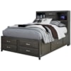 Signature Caitlyn Full Storage Bed with 7 Drawers