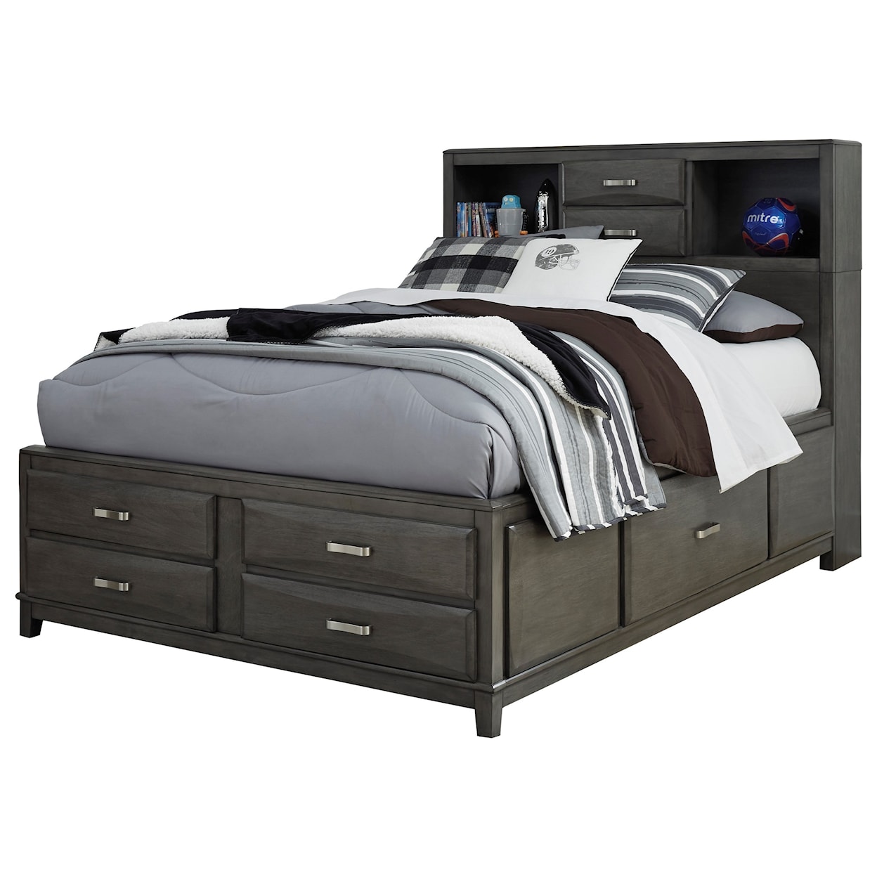 Signature Design    Full Storage Bed with 7 Drawers