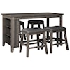 Signature Design by Ashley Caitbrook 5-Piece Dining Set