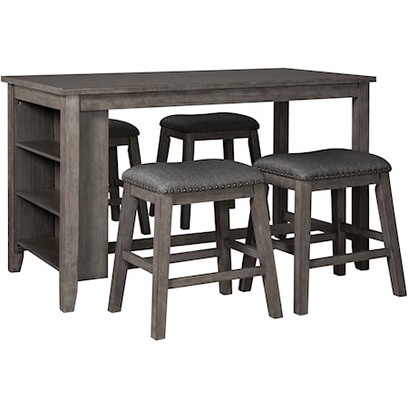 Five Piece Kitchen Island &amp; Chair Set