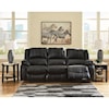 Ashley Signature Design Calderwell Reclining Power Sofa