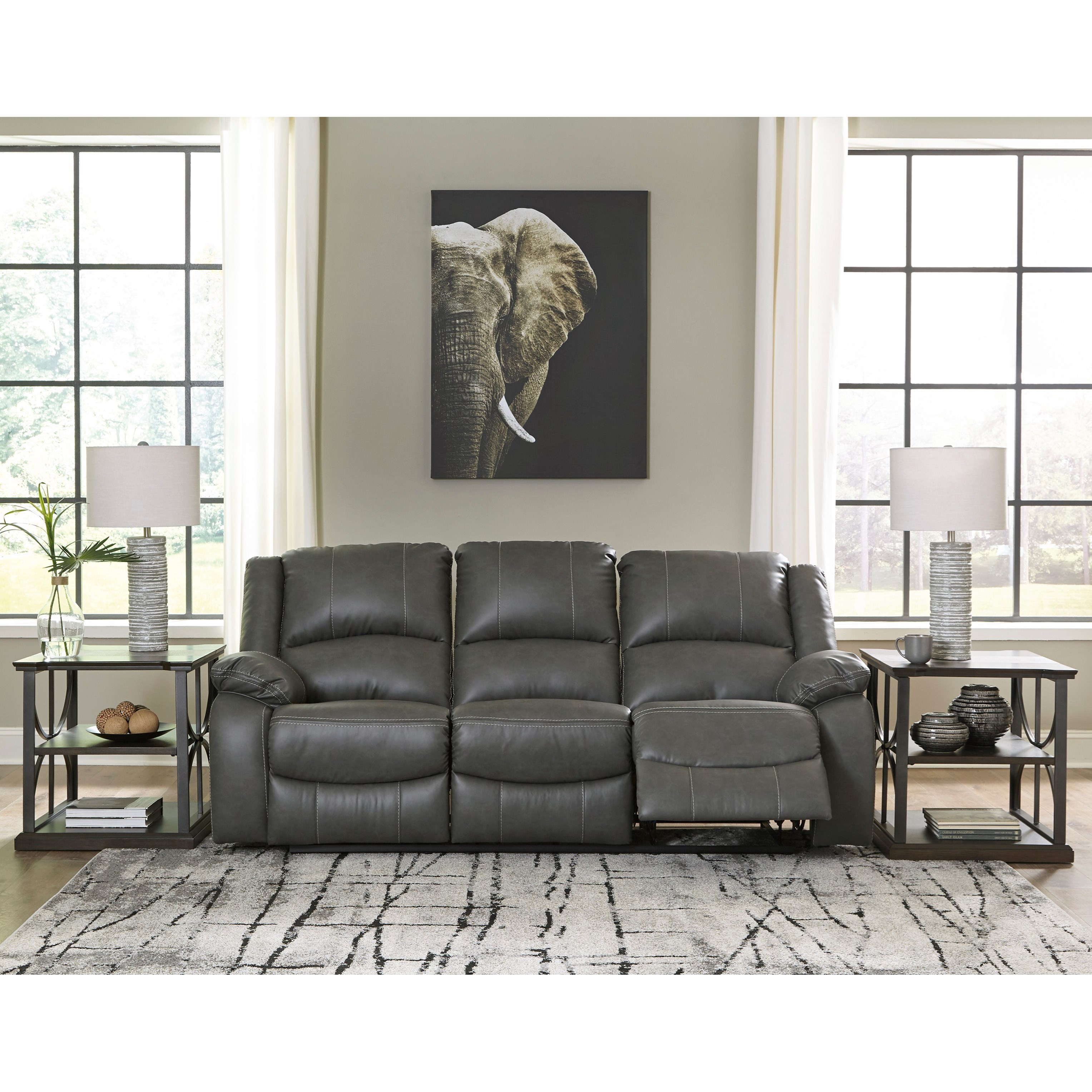 Ashley calderwell top reclining sofa