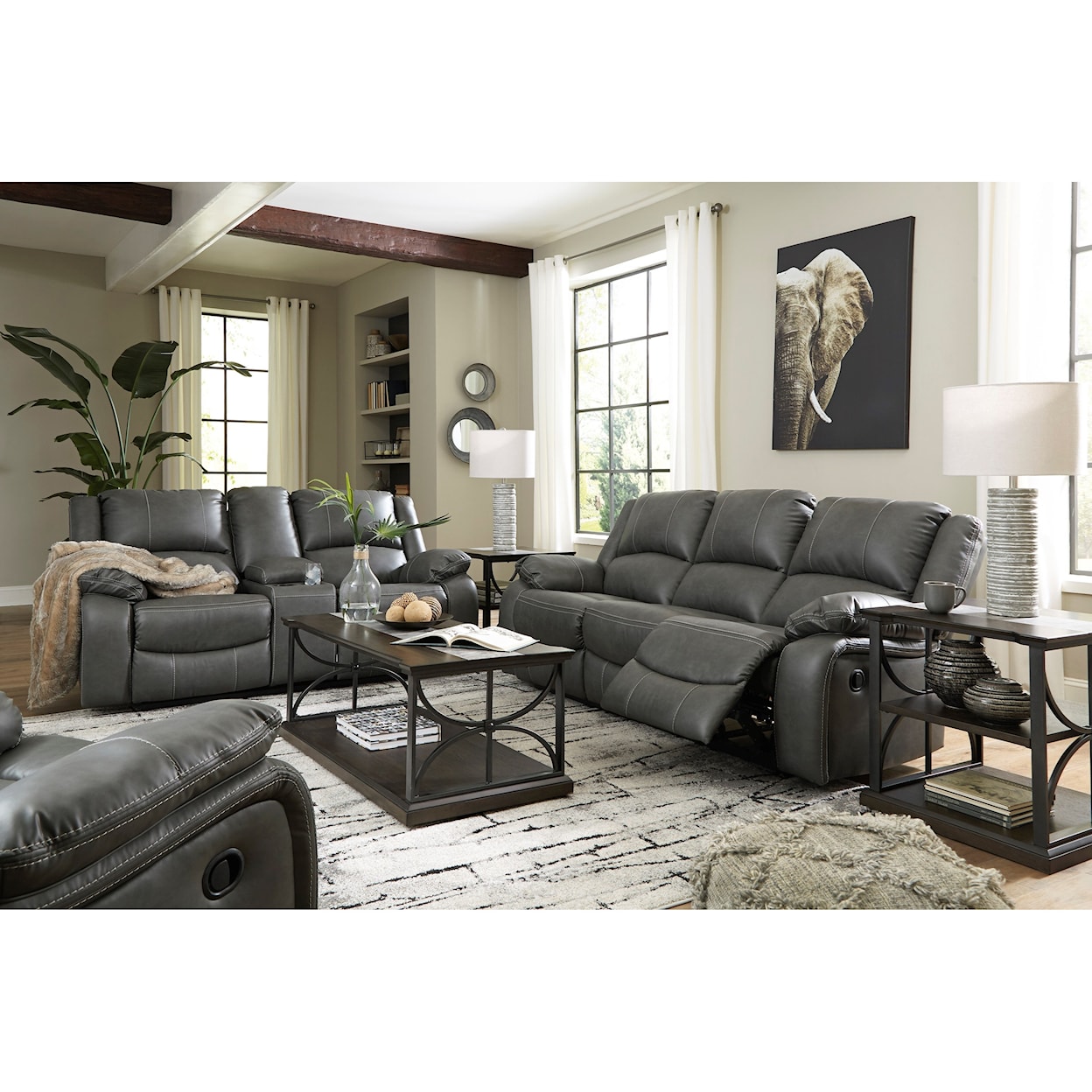 Signature Design by Ashley Furniture Calderwell Reclining Sofa