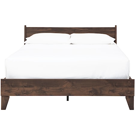 Contemporary Queen Low Profile Bed