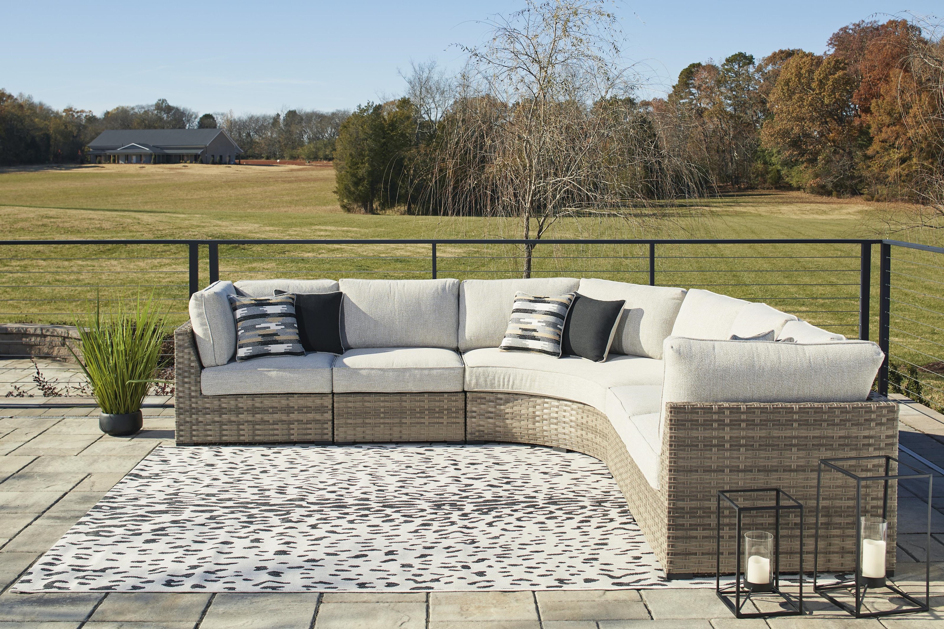 Fairhaven 861+2x877C+2x846C 5-Piece Outdoor Sectional | Belfort