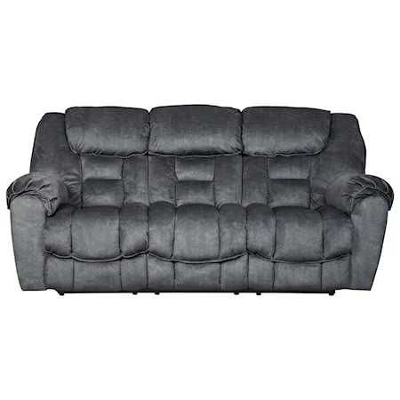 Casual Contemporary Reclining Sofa