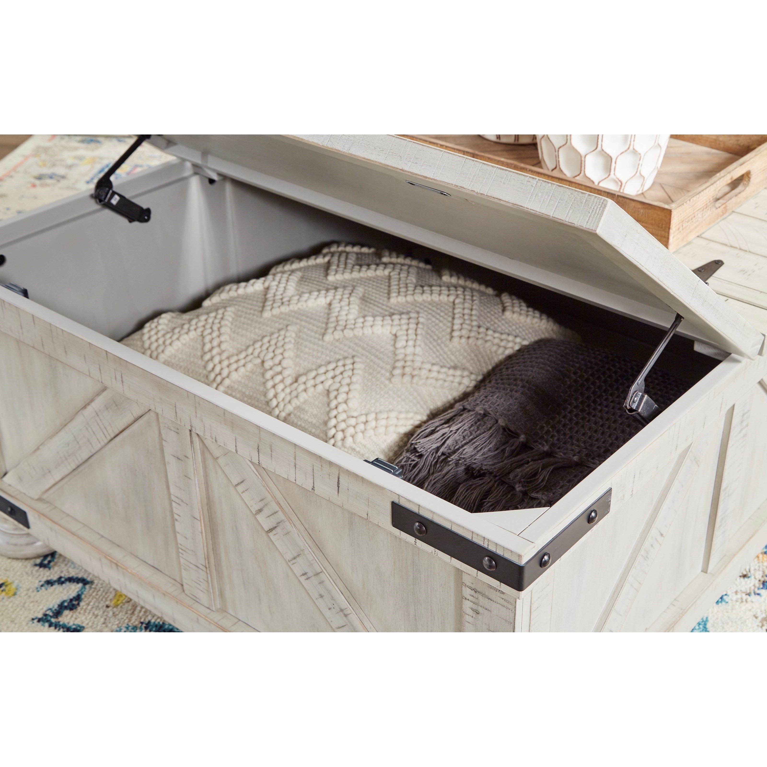 Ashley Signature Design Carynhurst T92920 Rustic Farmhouse Square