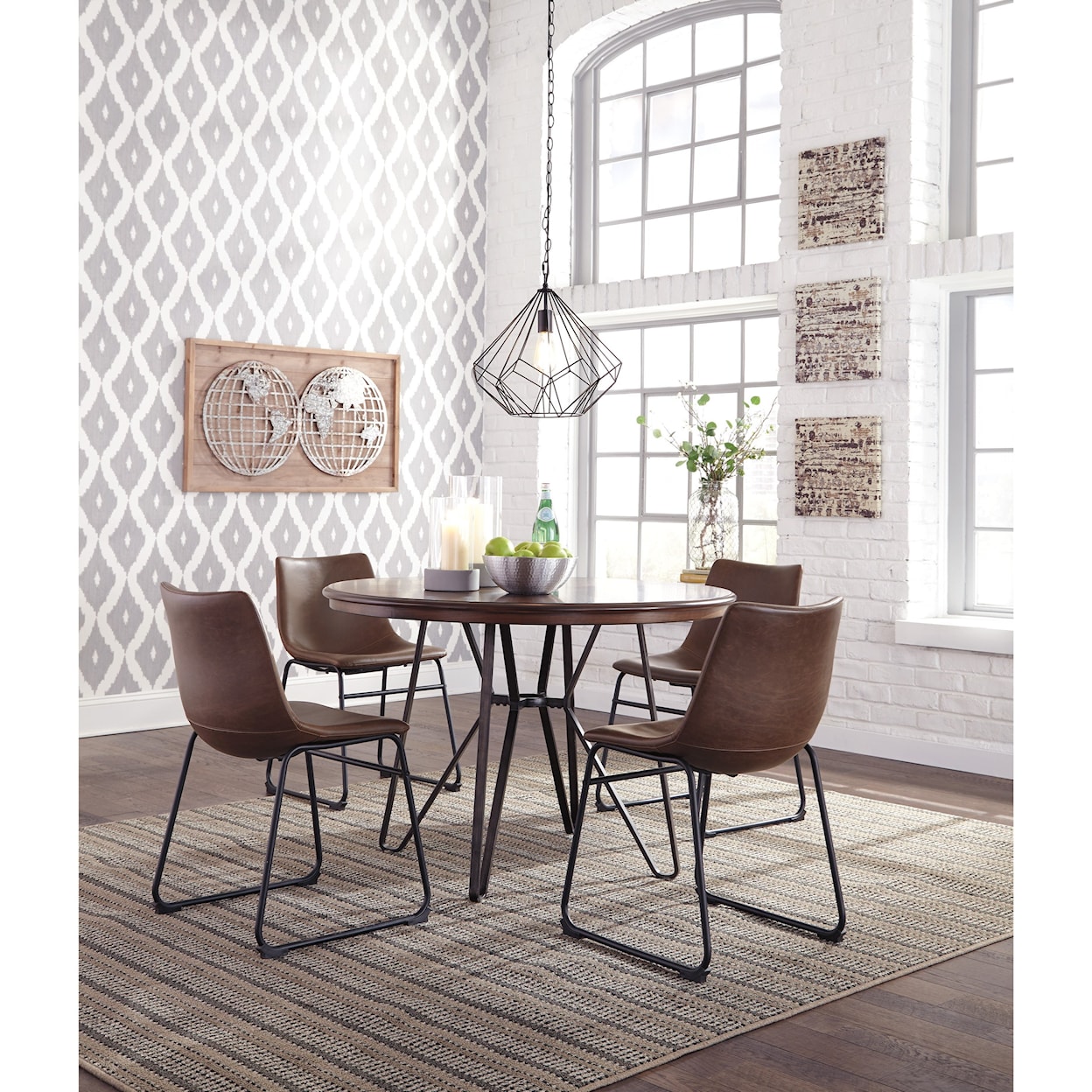Ashley Furniture Signature Design Centiar Dining Upholstered Side Chair