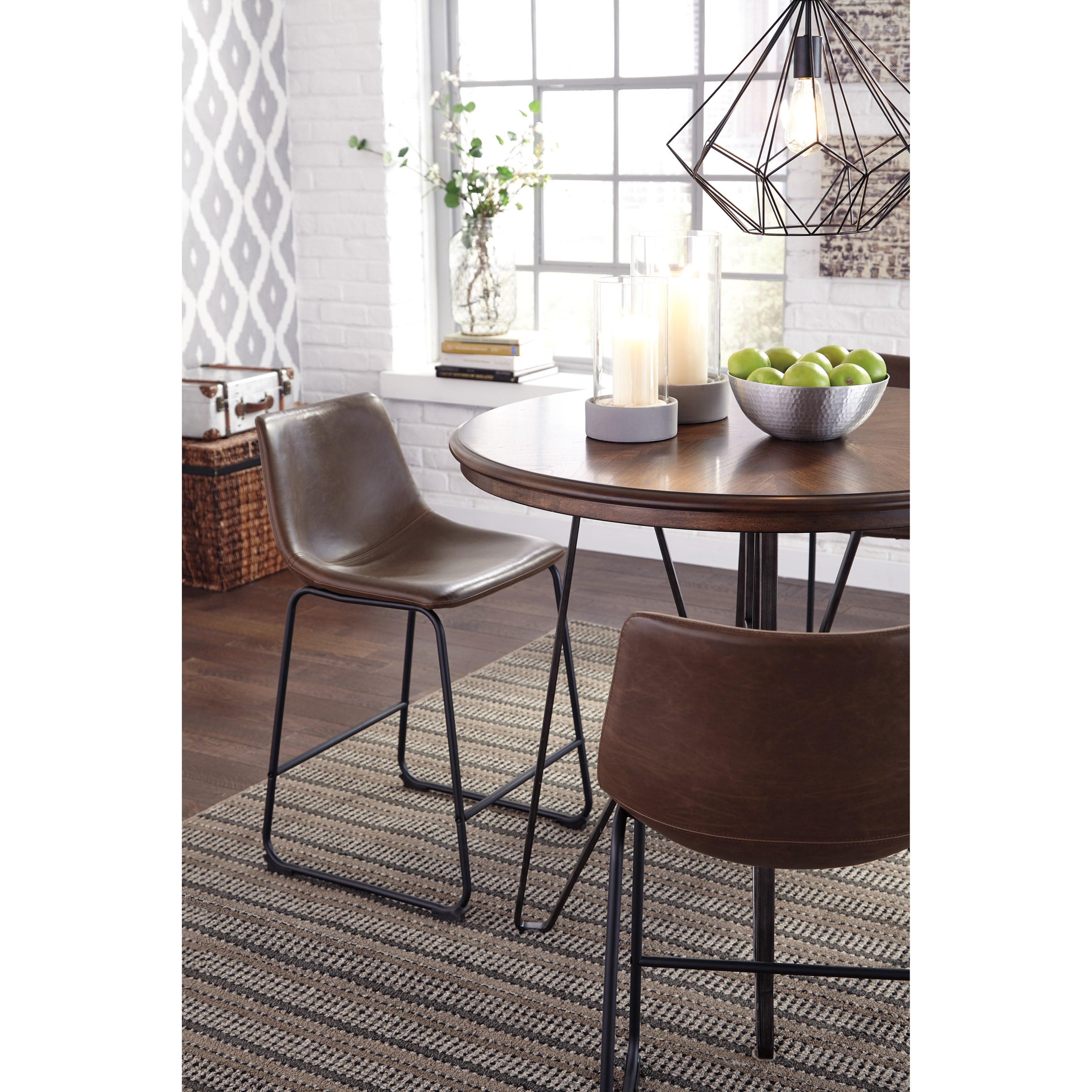 Ashley centiar tall upholstered barstool clearance