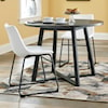 Signature Design by Ashley Centiar 3-Piece Round Dining Table Set