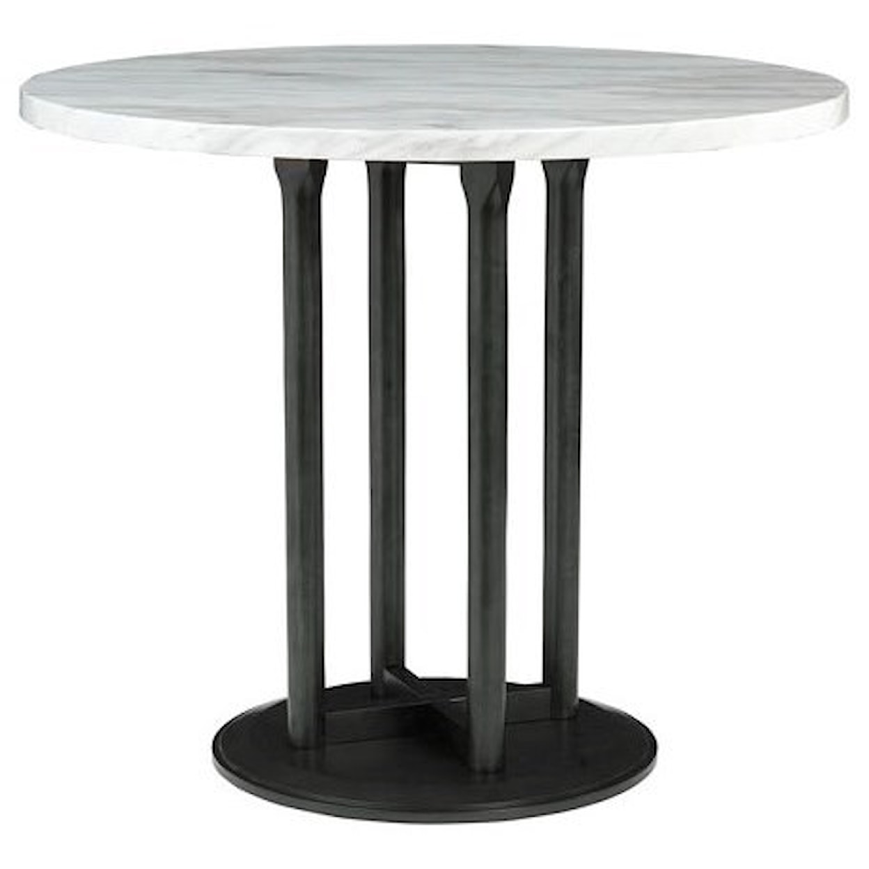 Signature Design by Ashley Centiar 3-Piece Round Counter Table Set