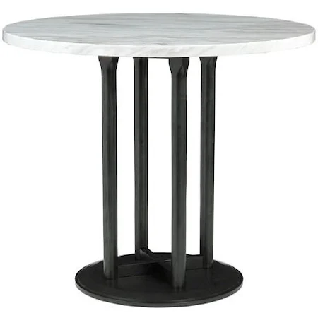 Round Dining Room Counter Table