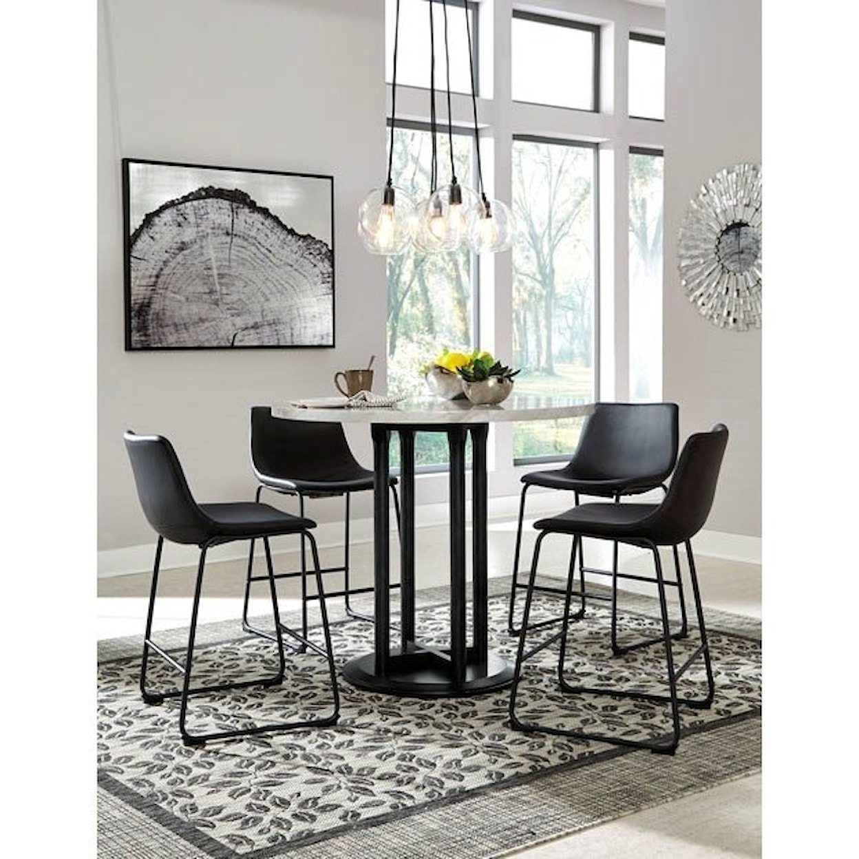 Ashley Furniture Signature Design Centiar Upholstered Barstool