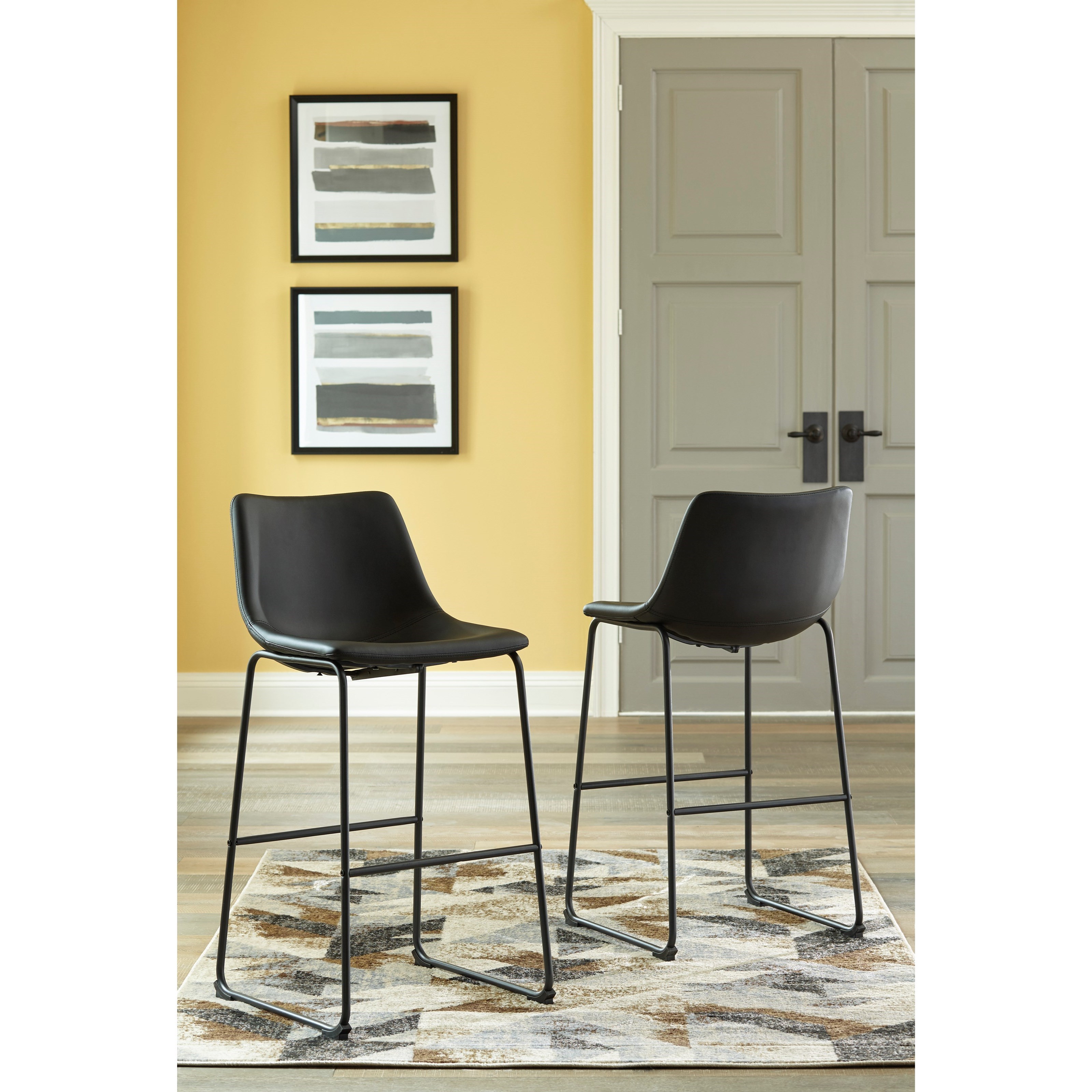 Ashley centiar tall upholstered barstool shop