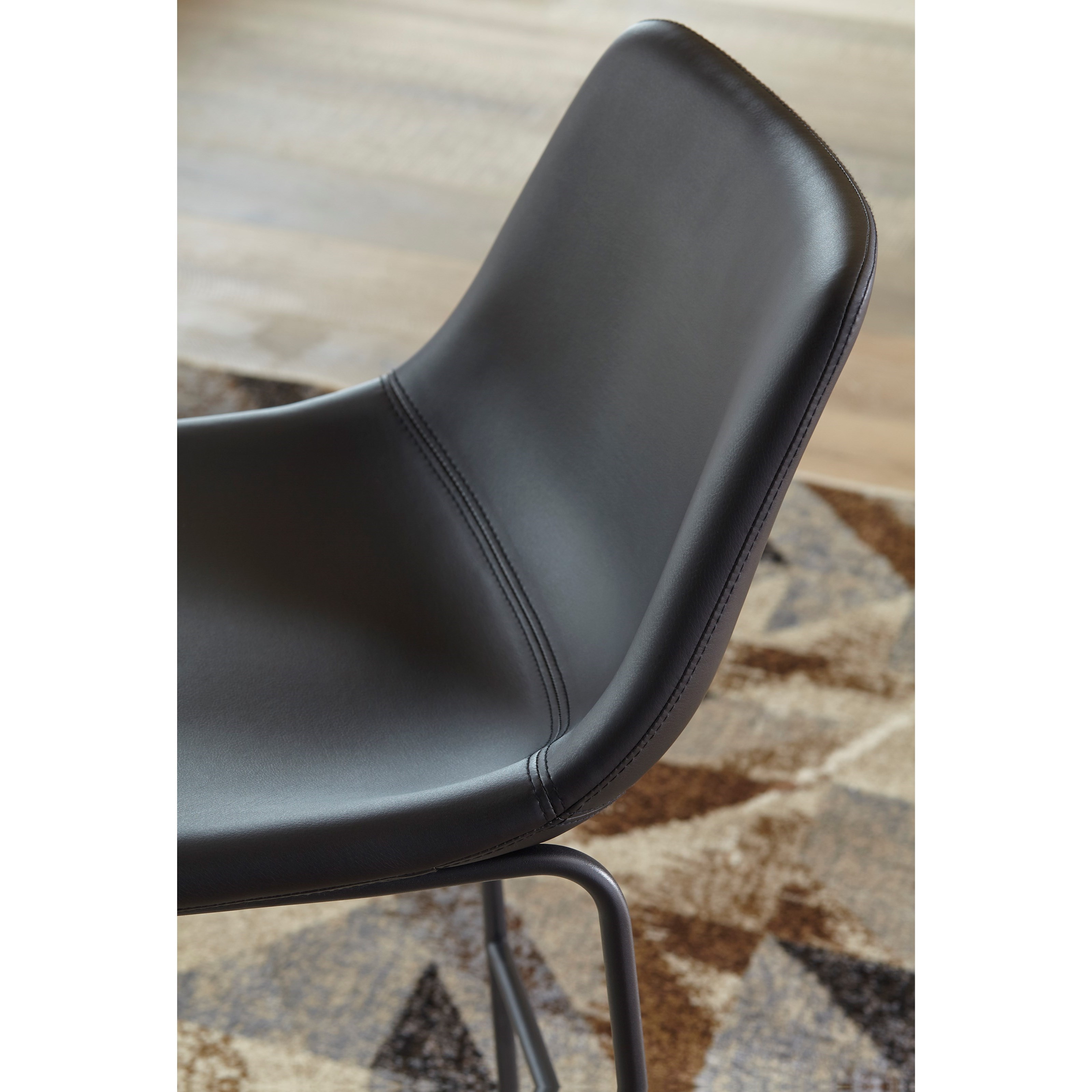 Ashley centiar tall upholstered barstool top
