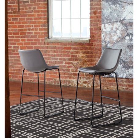 Tall Upholstered Barstool