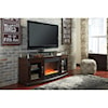 Signature Design by Ashley Chanceen Medium TV Stand with Fireplace Insert