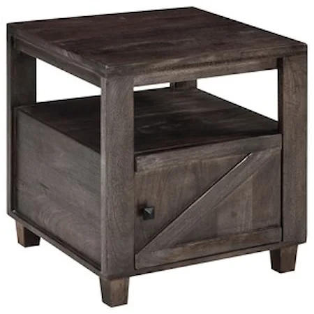 Rustic Square End Table
