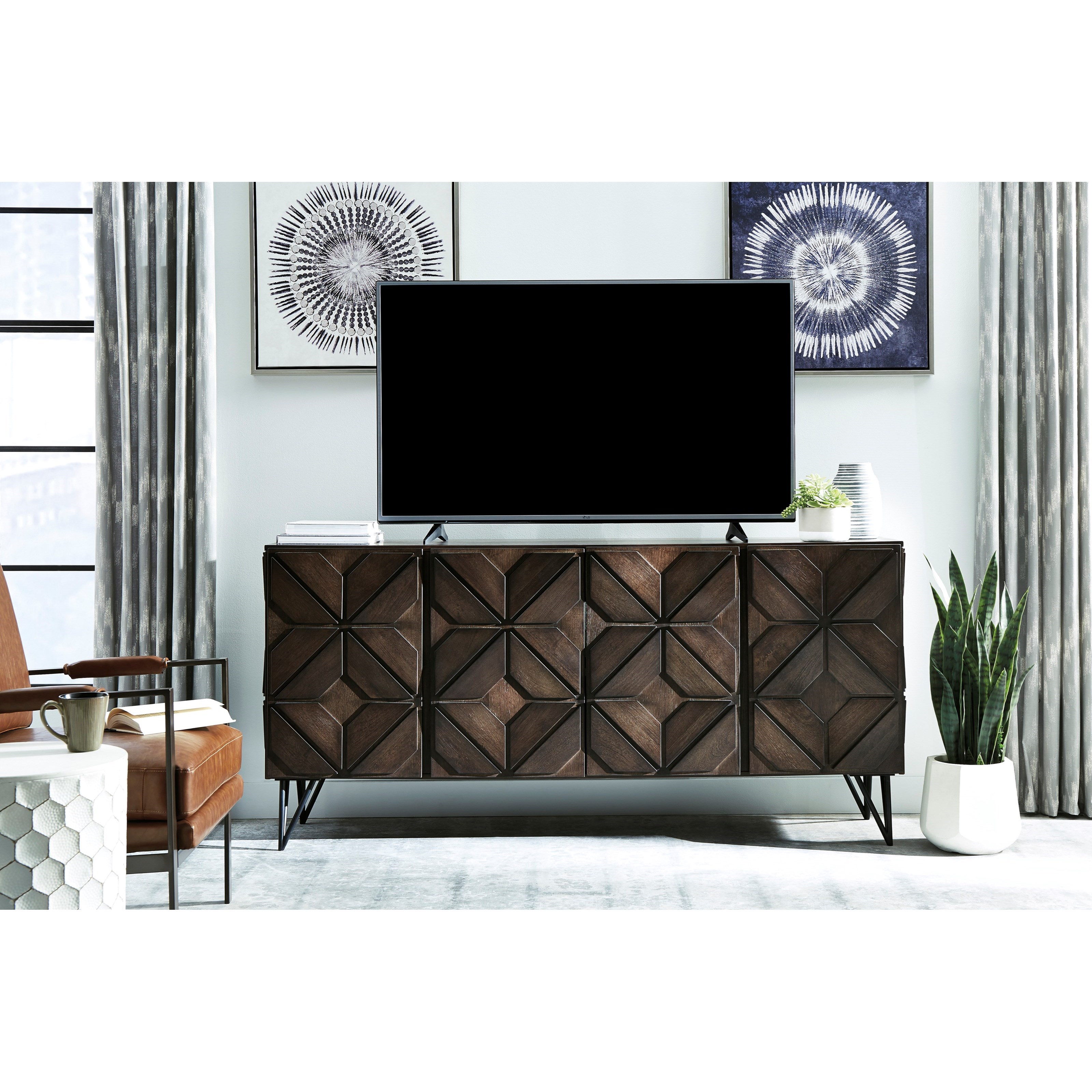 Signature Design by Ashley Chasinfield W64868 Contemporary Mango Wood