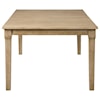 Signature Design by Ashley Clare View Rectangular Dining Table w/ Umbrella Option