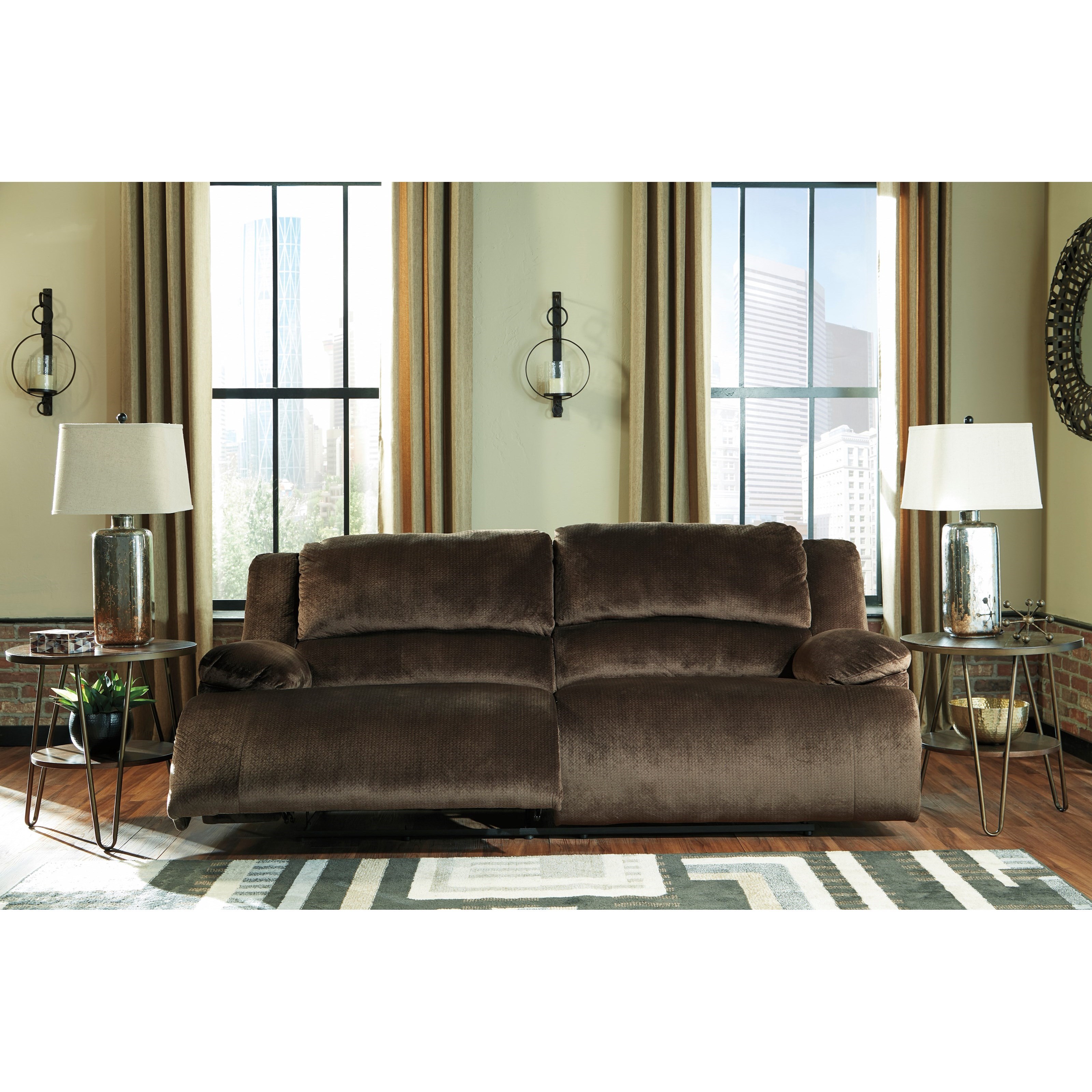 Ashley clonmel 2 seat power reclining sofa sales