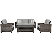 Contemporary Outdoor Conversation Set