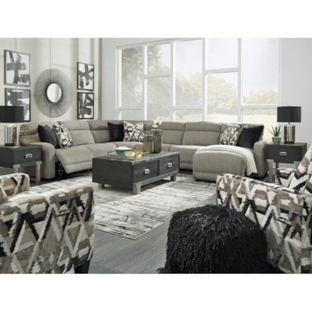 Power Reclining Sectional