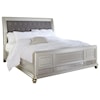 Signature Design by Ashley Coralayne Queen Bed with Upholstered Sleigh Headboard
