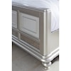 StyleLine Coralayne Queen Bed with Upholstered Sleigh Headboard
