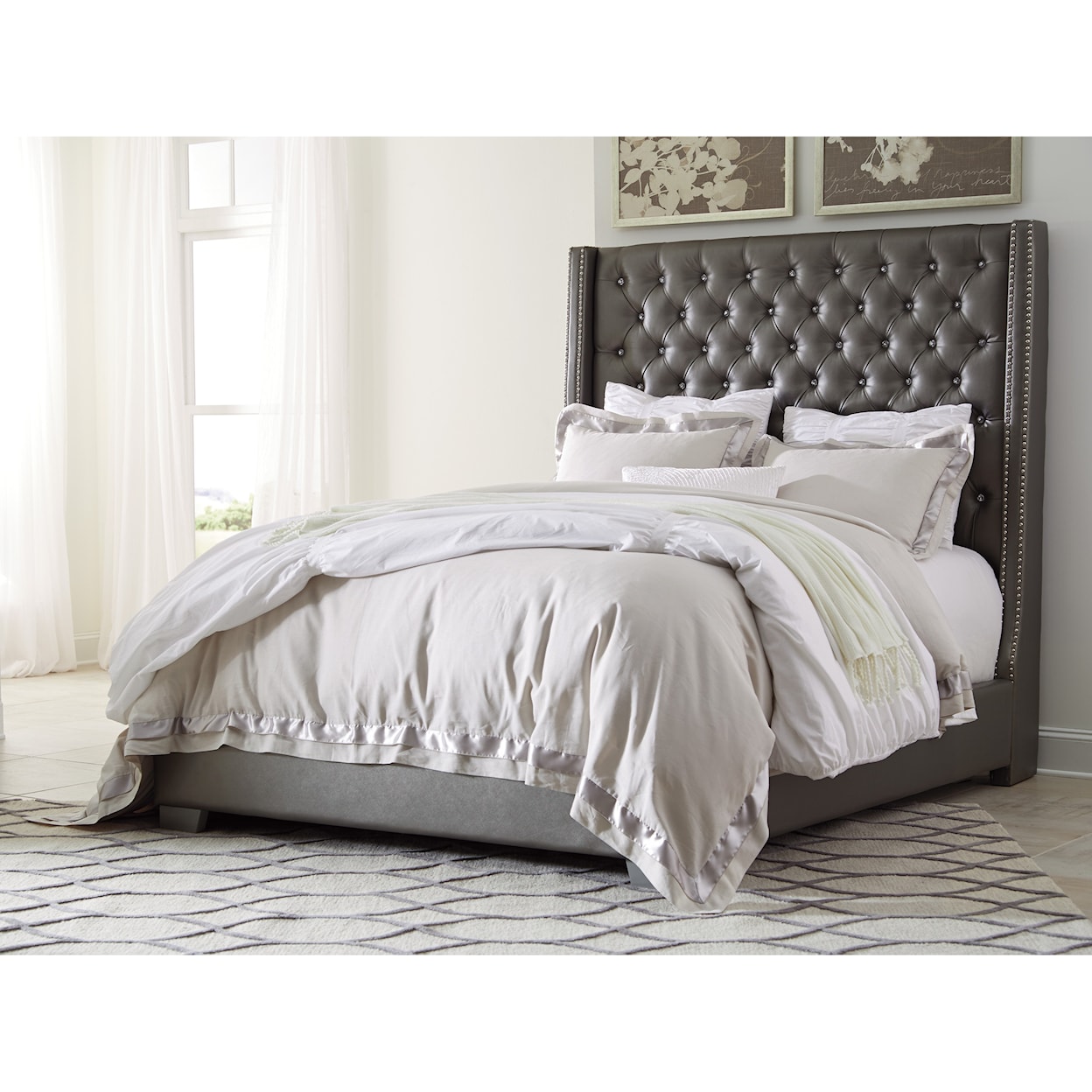 Signature Design by Ashley Coralayne Queen Upholstered Bed