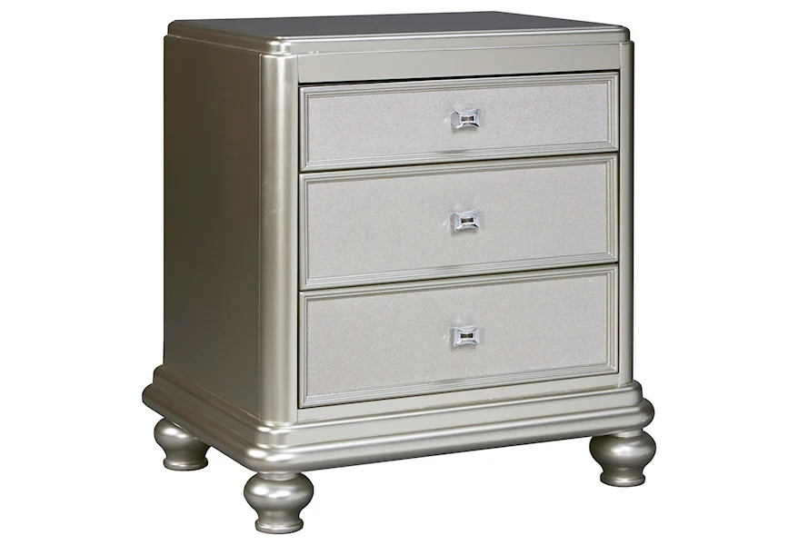 Coralayne Three Drawer Night Stand by Signature Design by Ashley Furniture at Sam's Appliance & Furniture