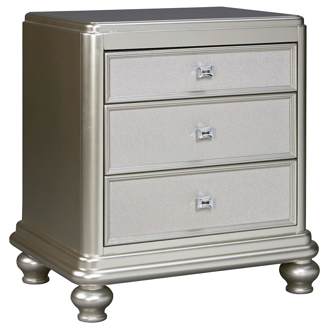 Ashley Signature Design Coralayne Three Drawer Night Stand