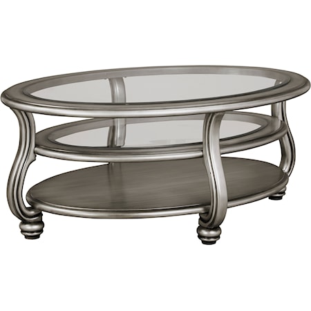 Oval Cocktail Table